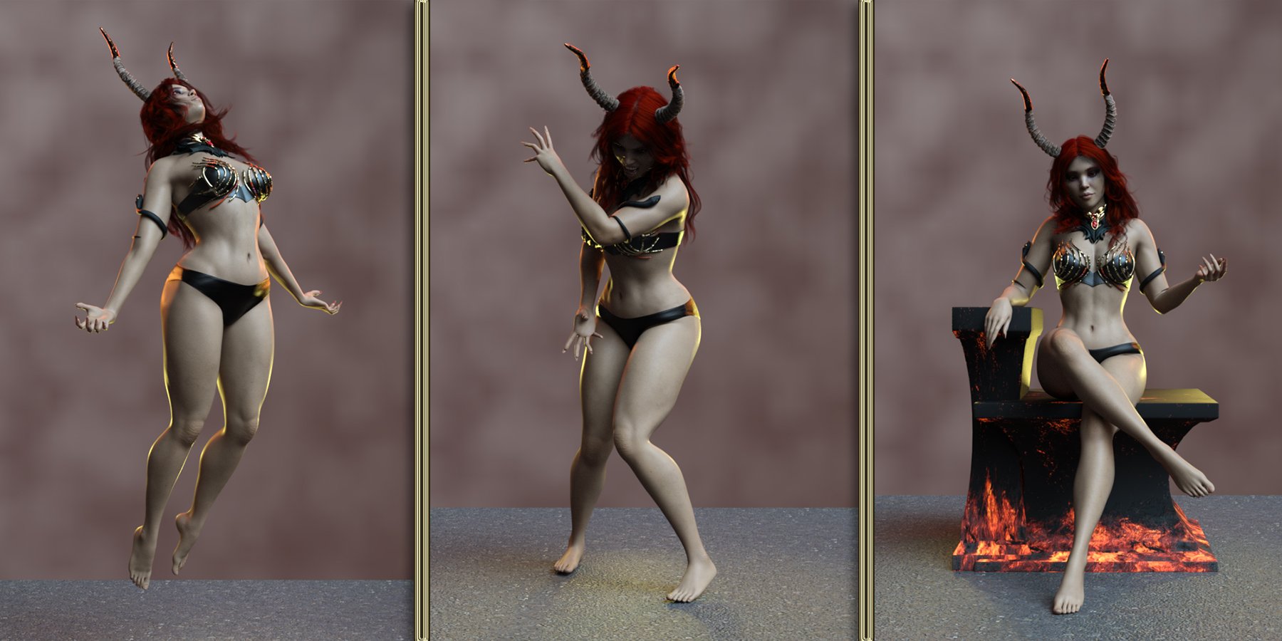 From Hell Poses for ND Daemonia 9