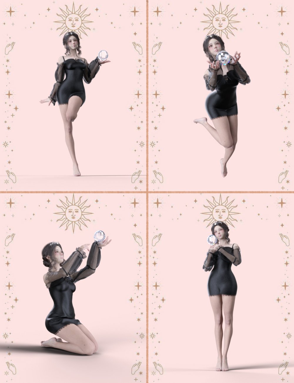 KuJ Augur Poses for Genesis 9 and 8 Female