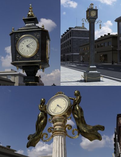 streetclocks00maindaz3d