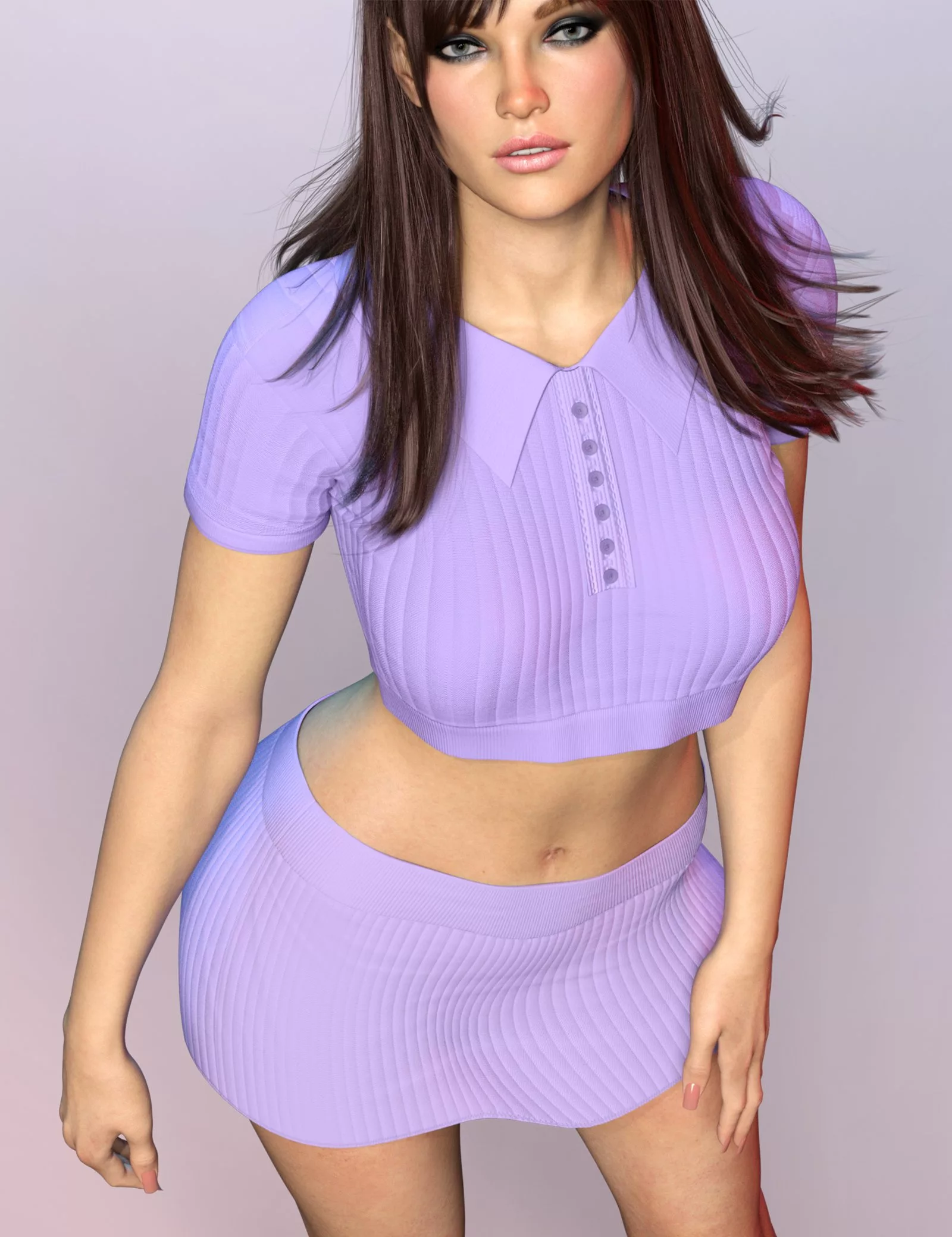 X-Fashion Bonjour Outfit for Genesis 9