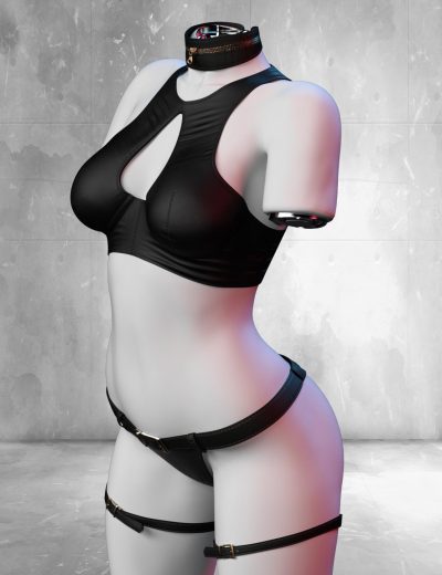 xfashiondarkpunkleathersetgenesis900maindaz3d