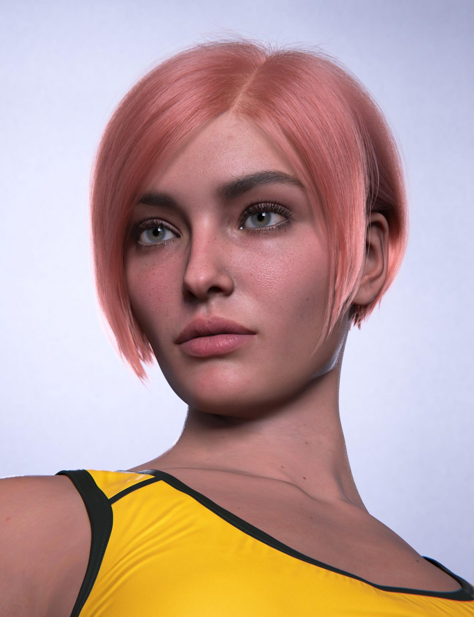 dForce AK Grace Bob Hair for Genesis 9, 8, and 8.1 Female