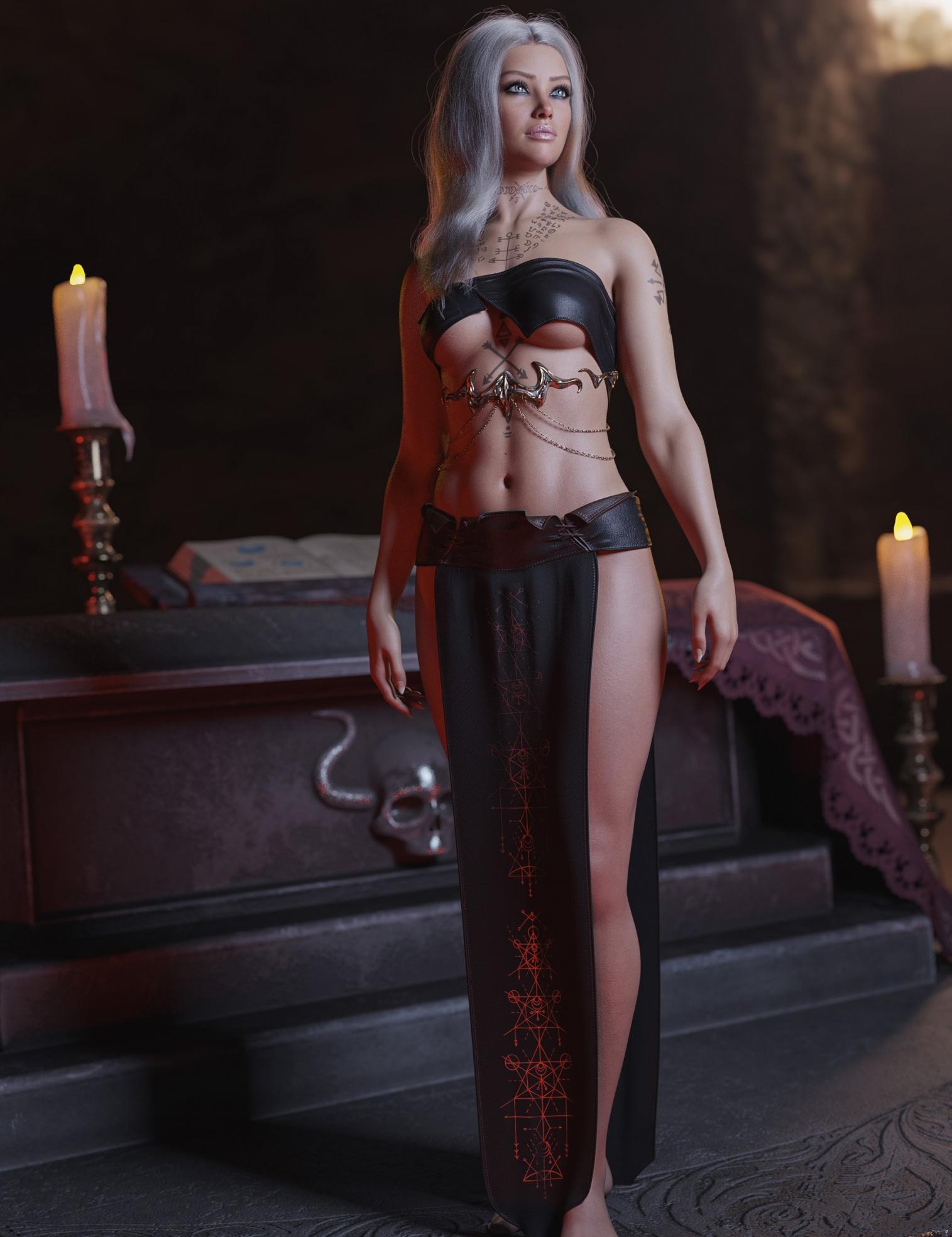 dForce Second Abyss Outfit for Genesis 9