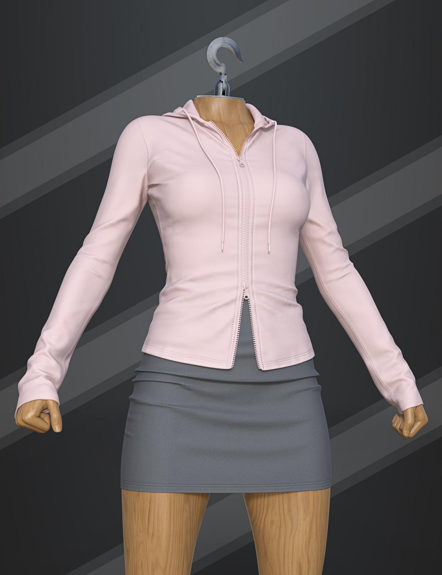 dForce SU Fall Style Suit for Genesis 9, 8.1, and 8 Female