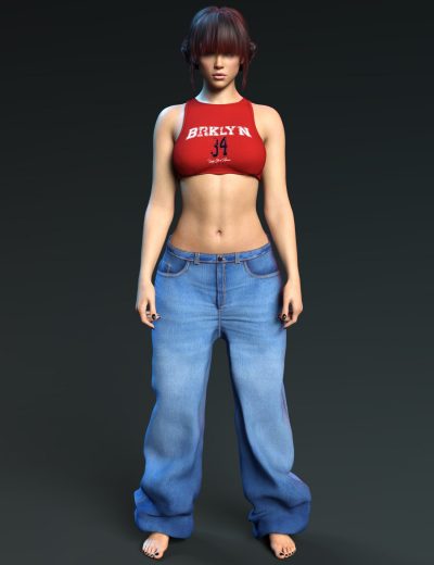dforcexfashionoversizedjeanspantsoutfitforgenesis881andgenesis900maindaz3d-2