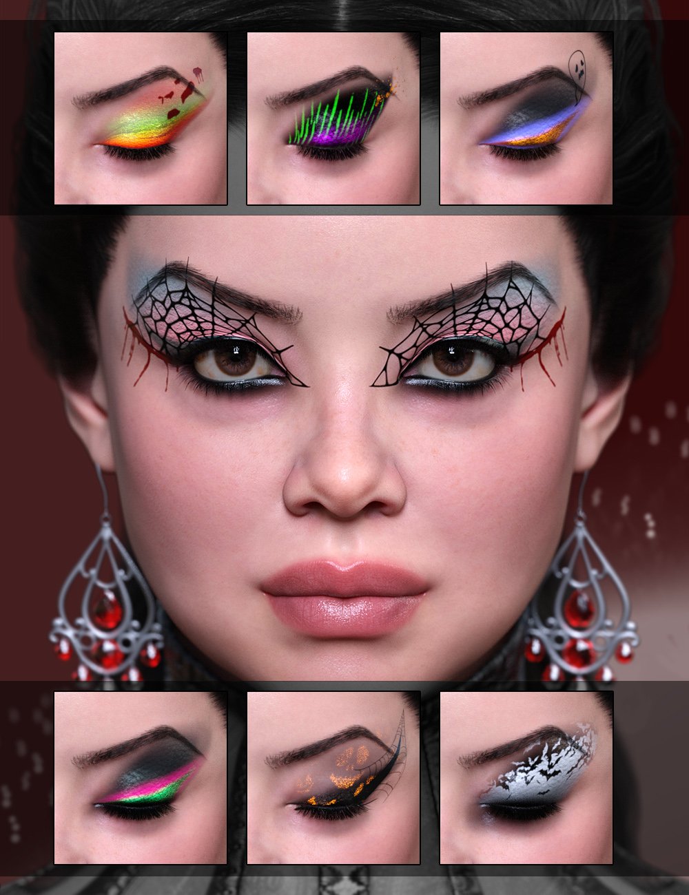 Halloween Inspired Genesis 9 Eyeshadow Builder