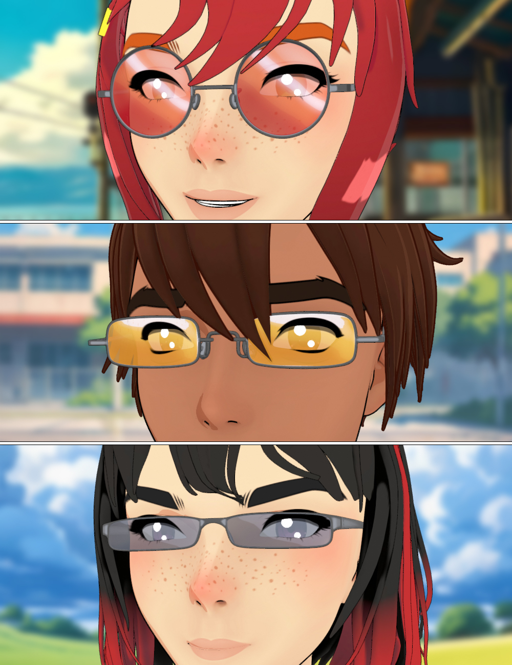 XI Anime Eyeglasses