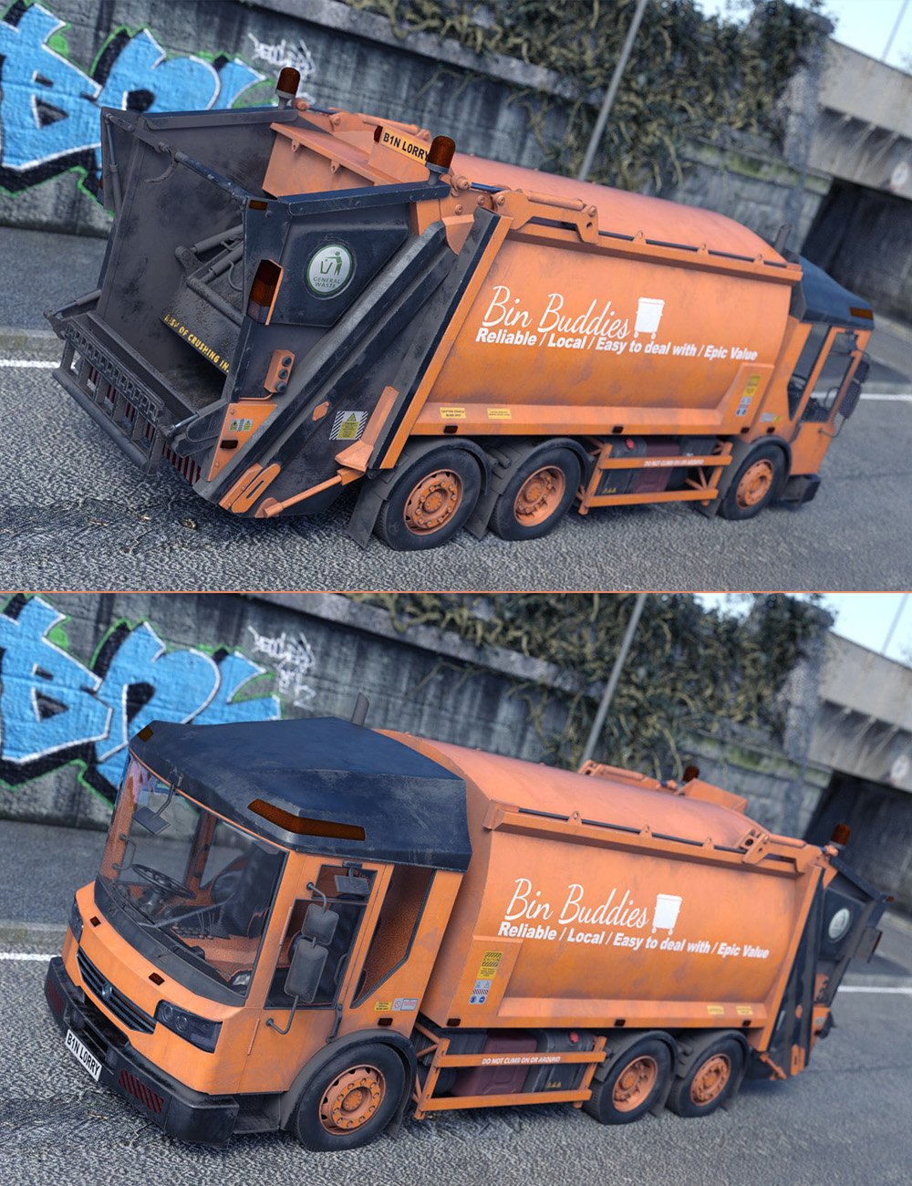 Bin Lorry