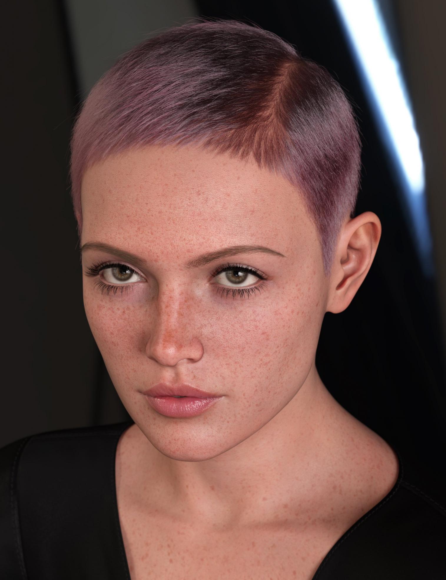 dForce Strand-Based Very Short Pixie Style Hair Color Expansion