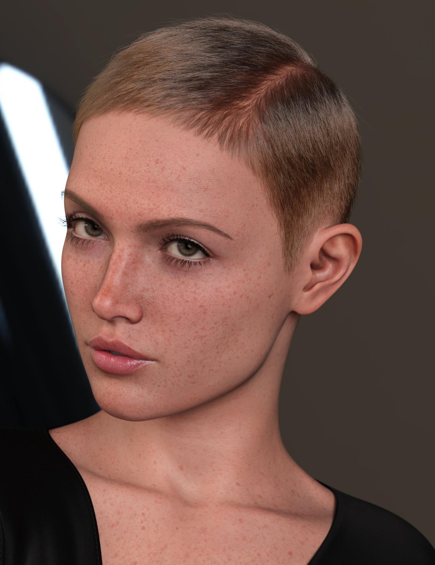 dForce Strand-Based Very Short Pixie Style Hair for Genesis 9 and 8 Female