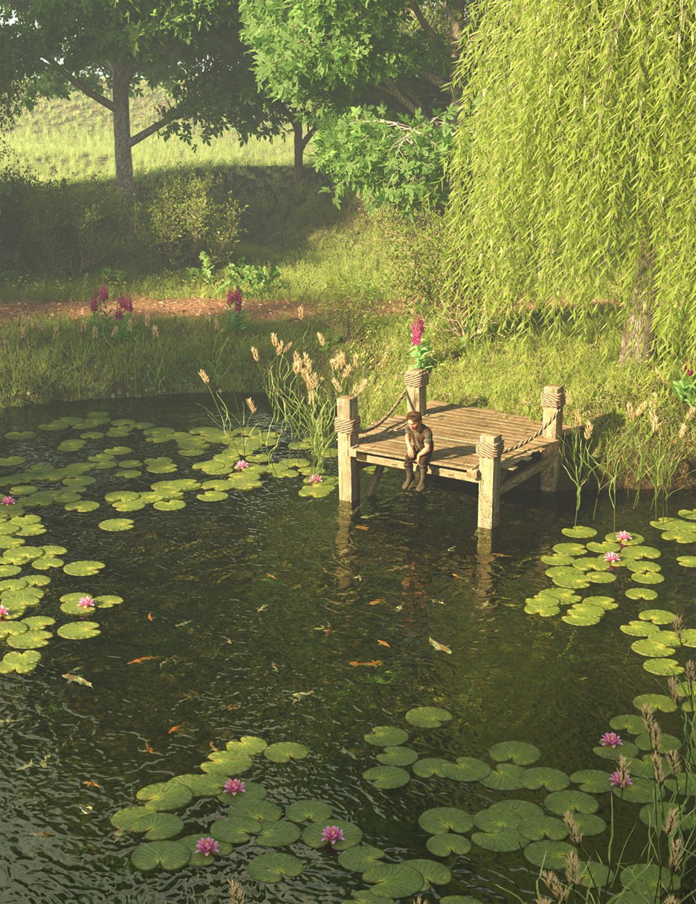 Willow Pond for Simple Grasslands Expanse