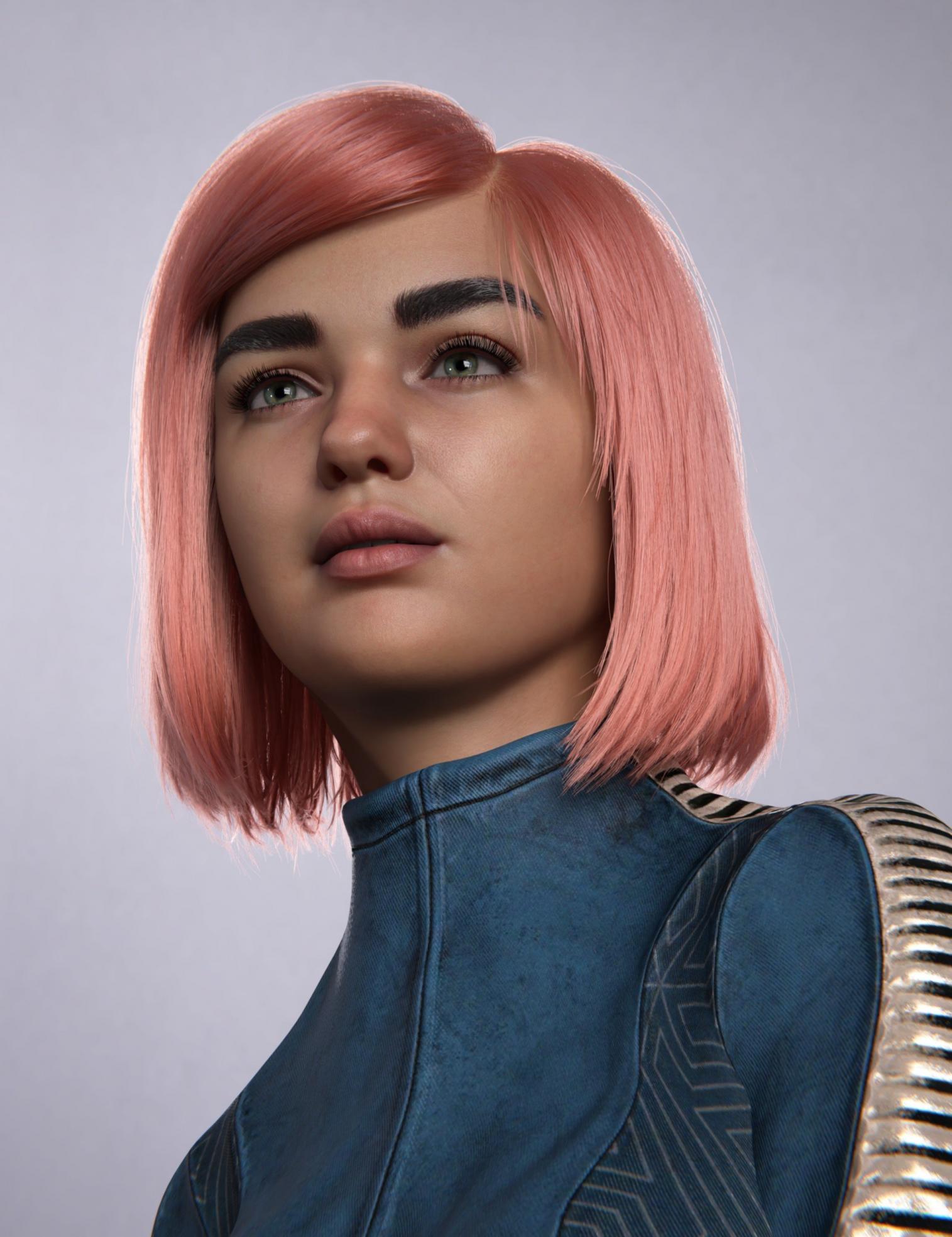 dForce AK Goddess Hair for Genesis 9