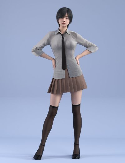 dforcehnc24chicstripedshirtoutfitsforgenesis900maindaz3d-63