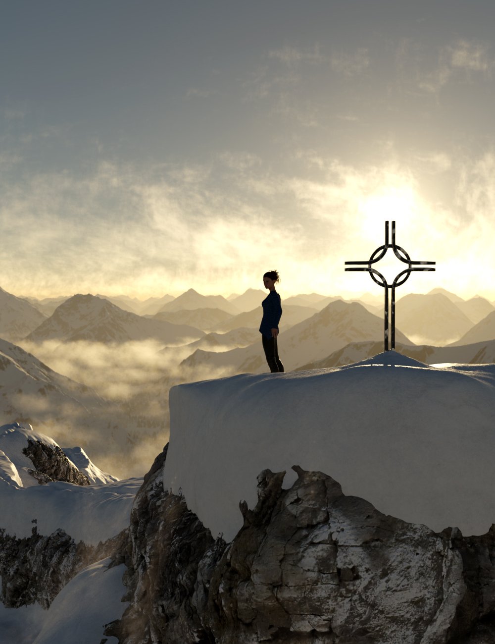 Easy Environments: Snowy Peaks Easy Environments: Snowy Peaks