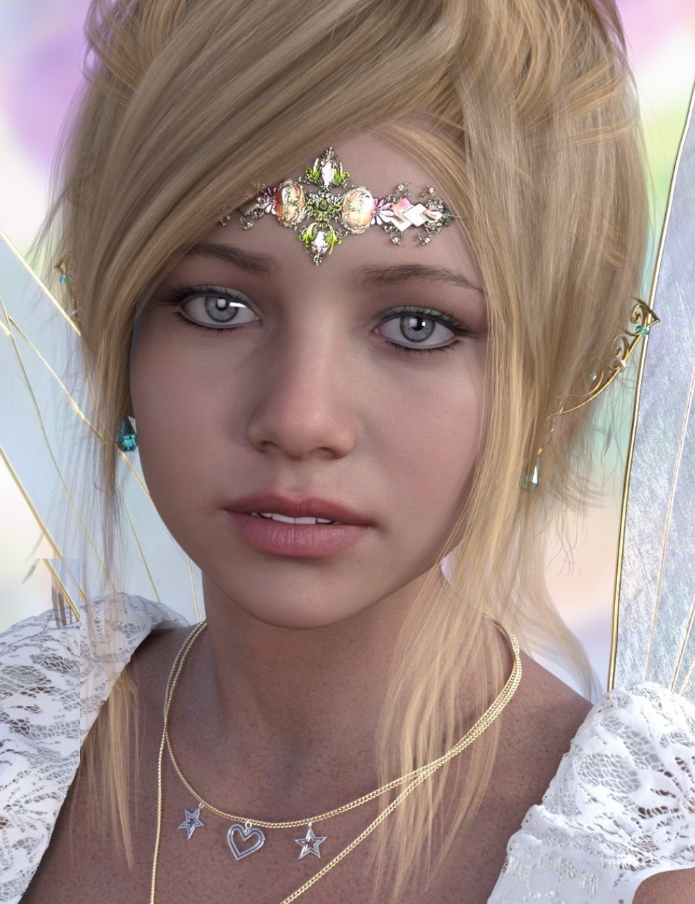 Fairies Tiara for Genesis 8