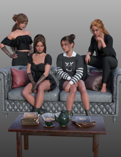 fggothicmansionposes00maindaz3d