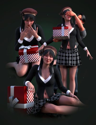 lachristmasmorningpropsandposesforgenesis9and800maindaz3d