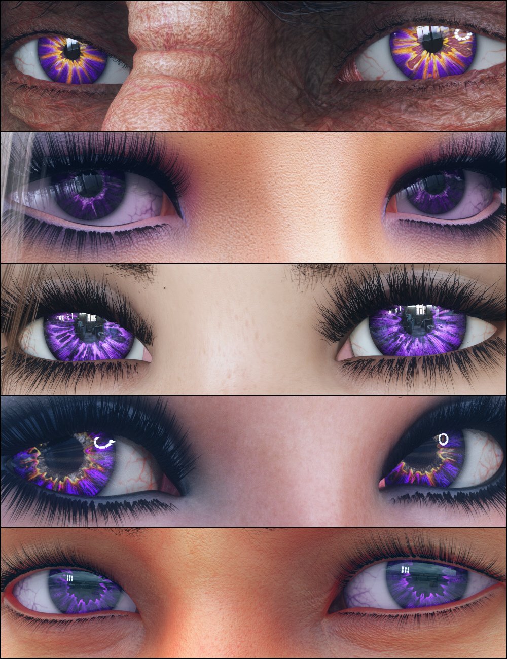 MMX Beautiful Eyes 9 for Genesis 3, 8, and 8.1