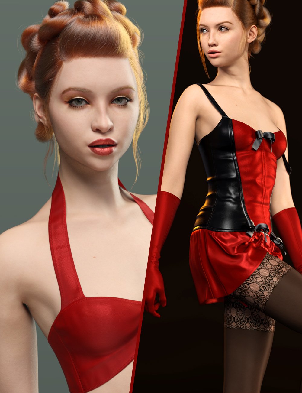 RY Louna HD Character, Hair and Clothing Bundle