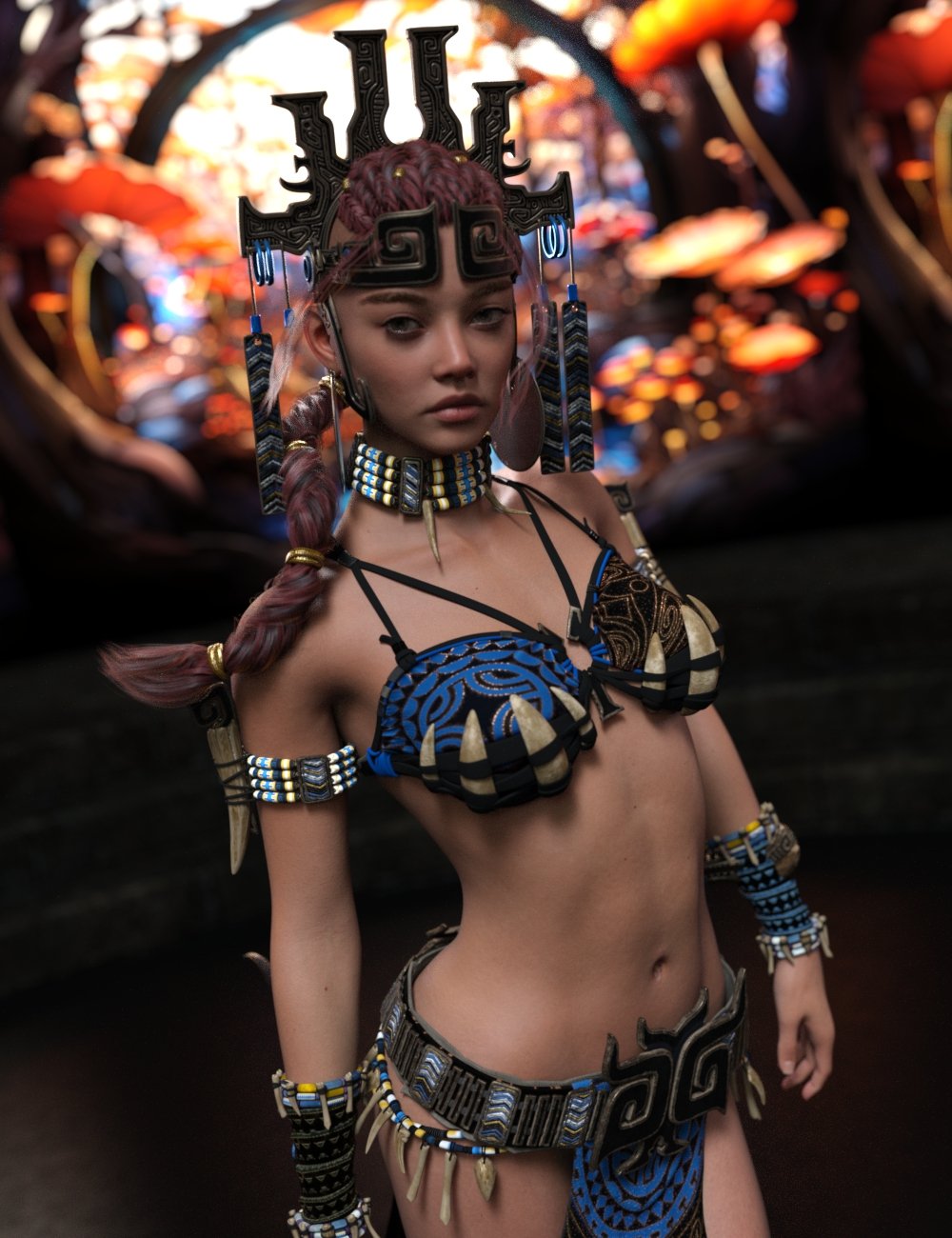 Unbeatable for STF Tribal Armor for Genesis 9 and Genesis 8 Female